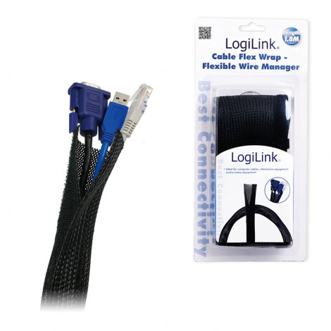 Logilink | Cable Flex Wrap | KAB0006 | 1.8 m - 3